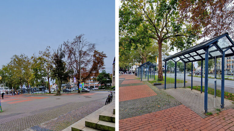 Die Grünen beantragen die Rückkehr der Fahrradstellplätze am Herz-Jesu-Platz